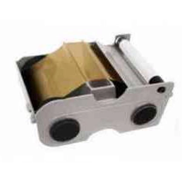 ez многоразовый картридж с монохромной лентой и чистящим валиком fargo. сублимационная лента “золотой” - 1000 отпечатков