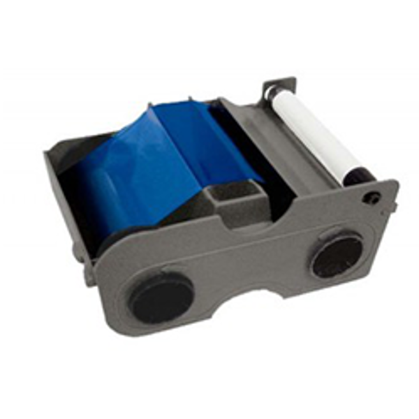 ez многоразовый картридж с монохромной лентой и чистящим валиком fargo. сублимационная синяя лента - 1000 отпечатков