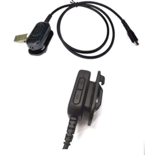 кабель-адаптер usb-c до 3,5 мм со встроенной кнопкой ptt поддерживает гарнитуры 3,5 мм zebra для tc73/tc78