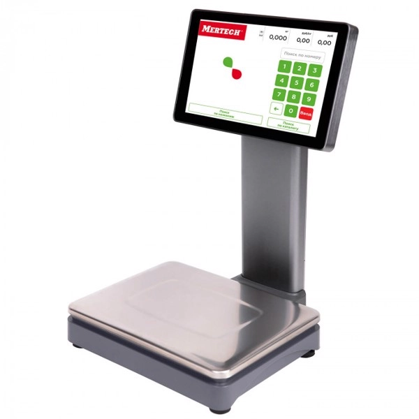 торговые настольные весы mertech m-er 828 pm-32,5