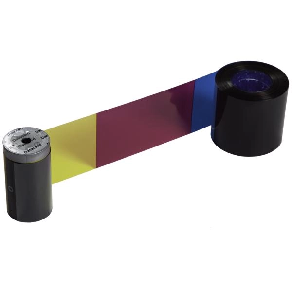 красящая лента datacard color ribbon, ymckt 250 отпечатков