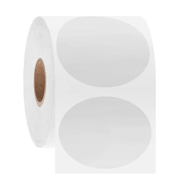 полипропиленовая этикетка 20 мм круглая 1000 шт. втулка 25 мм