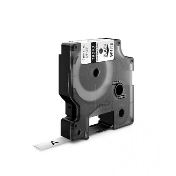 картридж с термоусадочной трубкой для принтеров dymo rhino 1.5 м x 9 мм, белый