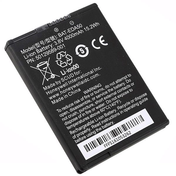 аккумуляторная батарея honeywell eda50/eda70/eda71 battery (3.8v, 4,000mah)