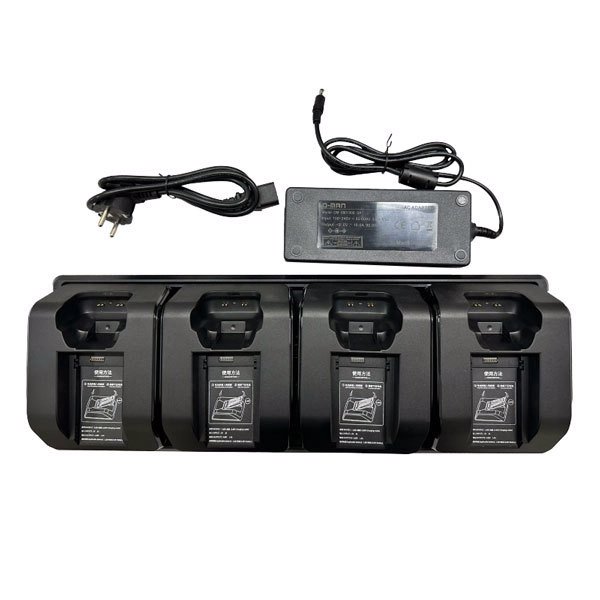 зарядное устройство на 4 терминала и 4 аккумулятора (3.8в) для gp-n4100