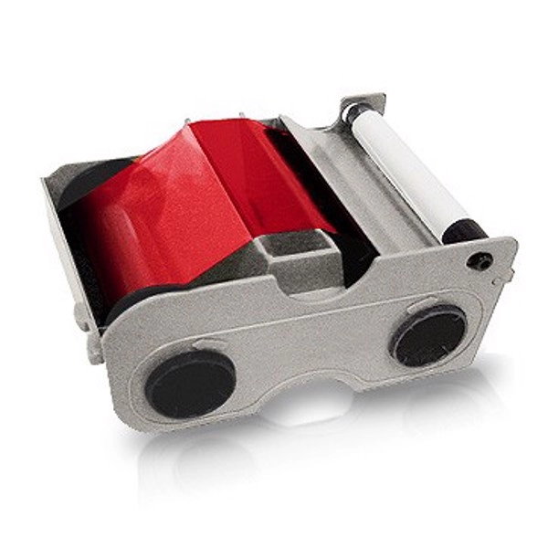 ez многоразовый картридж с монохромной лентой и чистящим валиком fargo. сублимационная красная лента - 1000 отпечатков