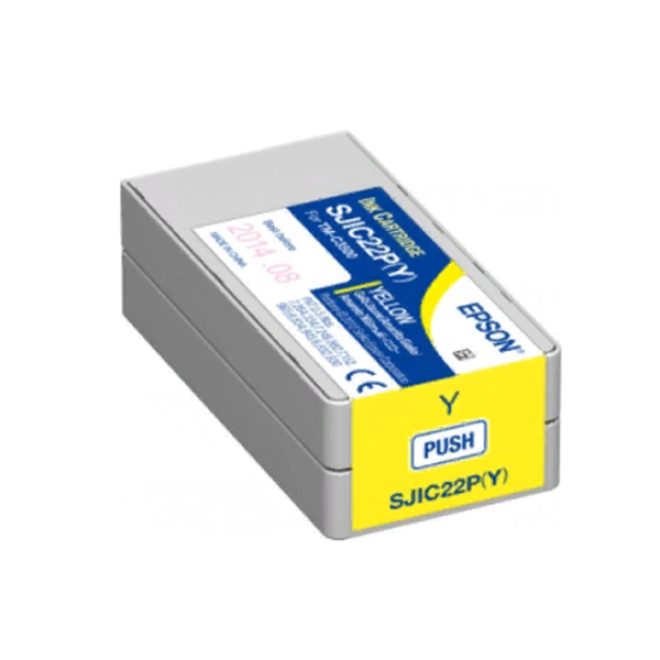 картридж epson sjic22p(y) для принтеров tm-c3500 (yellow)