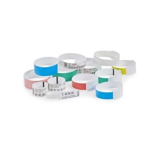 браслеты zebra z-band ultrasoft 1x7in