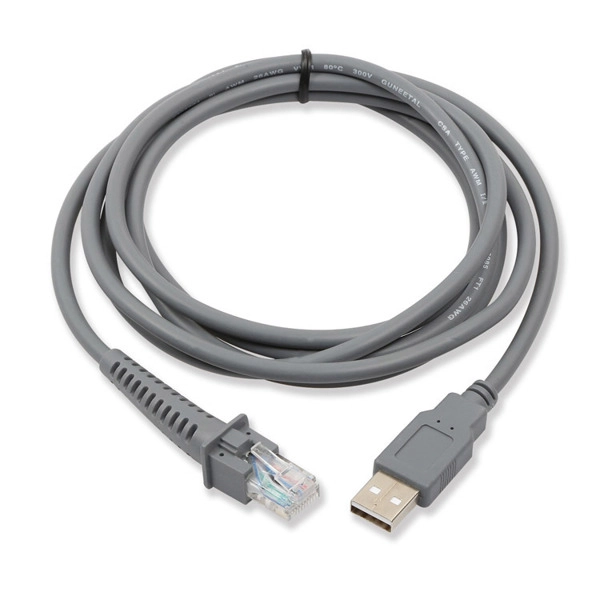 кабель интерфейсный usb type a, pot, strt, short/om, 2м datalogic