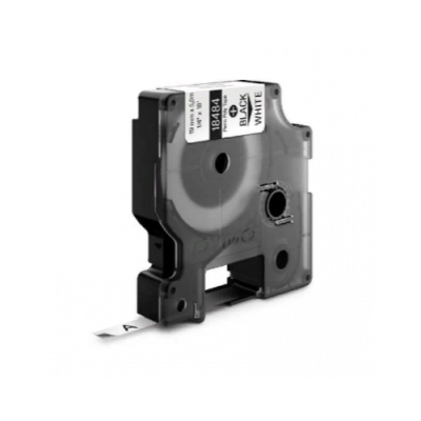 картридж c нейлоновой лентой для принтеров dymo rhino 3.5 м х 19 мм, белый