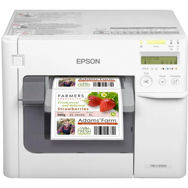 цветной струйный принтер этикеток epson