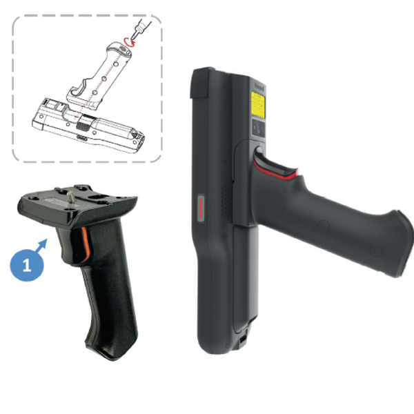 комплект рукоятки сканирования для honeywell eda61k