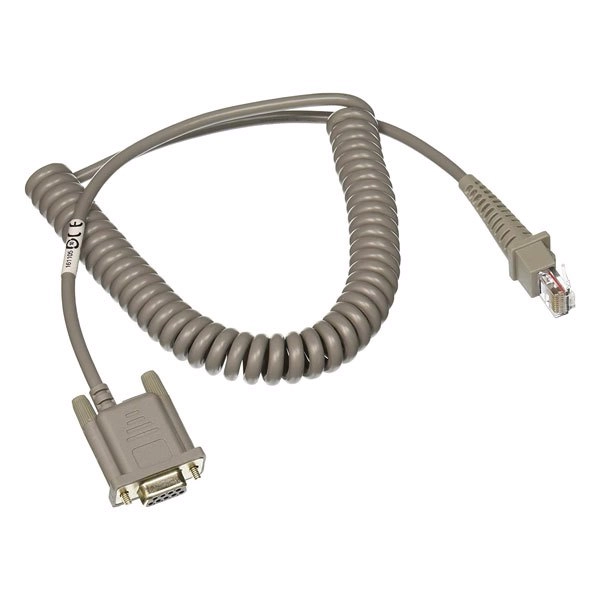 Кабель RS232, спиральный, 6 футов для сканера Datalogic QD2400