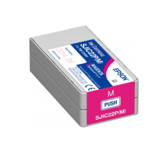 картридж epson sjic22p(m) для принтеров tm-c3500 (magenta)