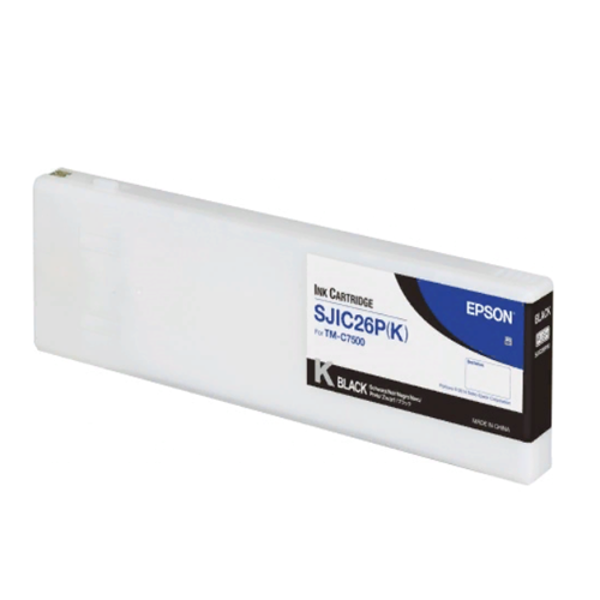 картридж sjic26p(k) для epson colorworks c7500