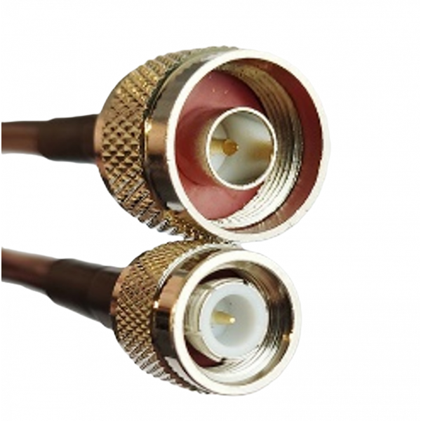 интерфейсный tnc male - n male кабель (для ura4 9dbi&12dbi), 5м х 6мм