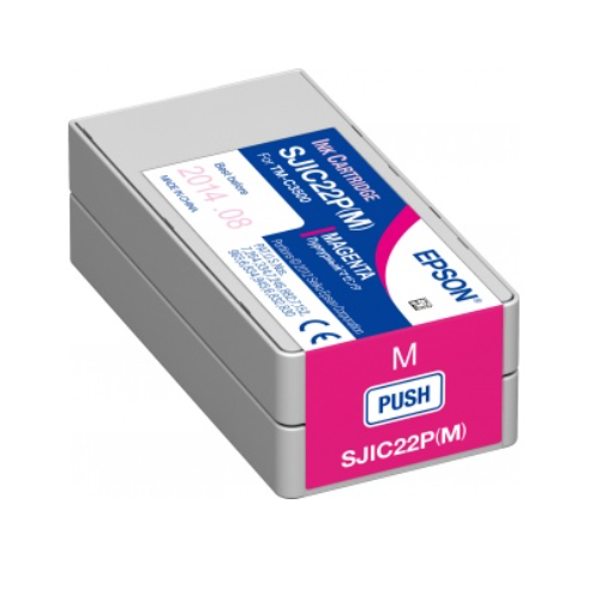 картридж epson sjic22p(m) для принтера tm-c3500