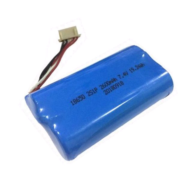 аккумулятор 18650 2s1p 2600 mah 7.4v для атол sigma 7ф