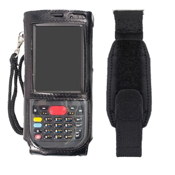 чехол proton с ремешком на руку, черная кожа, для терминалов amc-2280