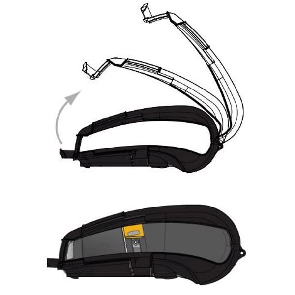 Металлический зажим для Zebra ZQ630