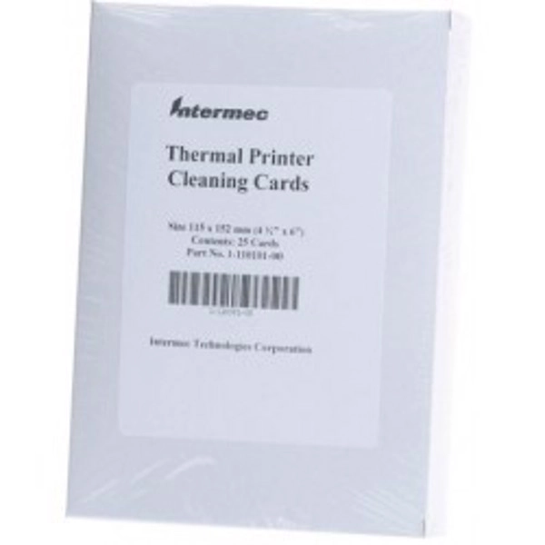 чистящая карта, 4.5x6",(25 шт), honeywell, pc43, p43t, p43d