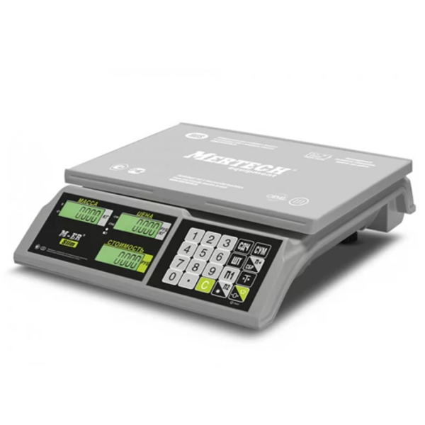 торговые настольные весы mertech m-er 326 ac-32.5 "slim" lcd белые