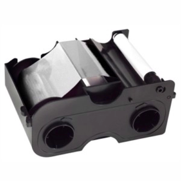 картридж с монохромной лентой и чистящим валиком fargo. сублимационная лента "серебряный металлик" - 500 отпечатков