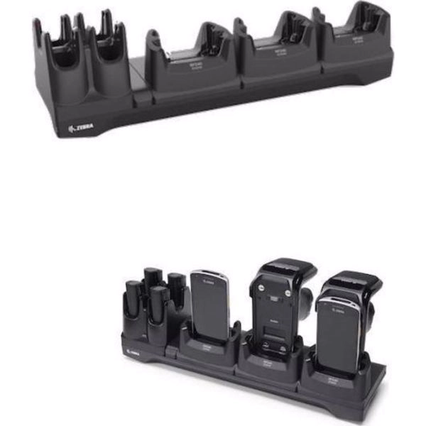 подставка zebra для зарядки с 3 слотами для rfd40, ec50