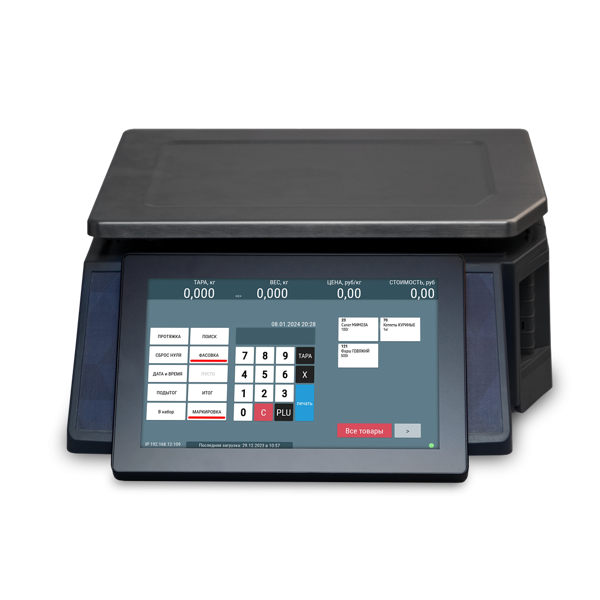 весы электронные dp kite с печатью этикеток