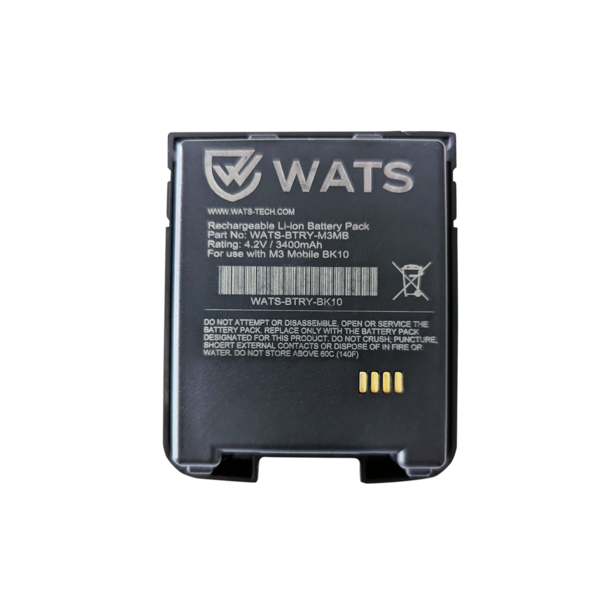 аккумулятор wats для m3 mobile black, 3400 mah