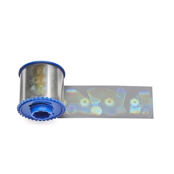 лента ламинационная для zxp7 1 mil, top, holographic wallpaper, “safe globe” design, 750