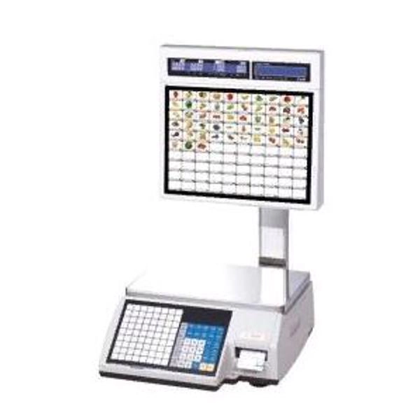 весы с печатью этикеток cas cl-5000j-15is